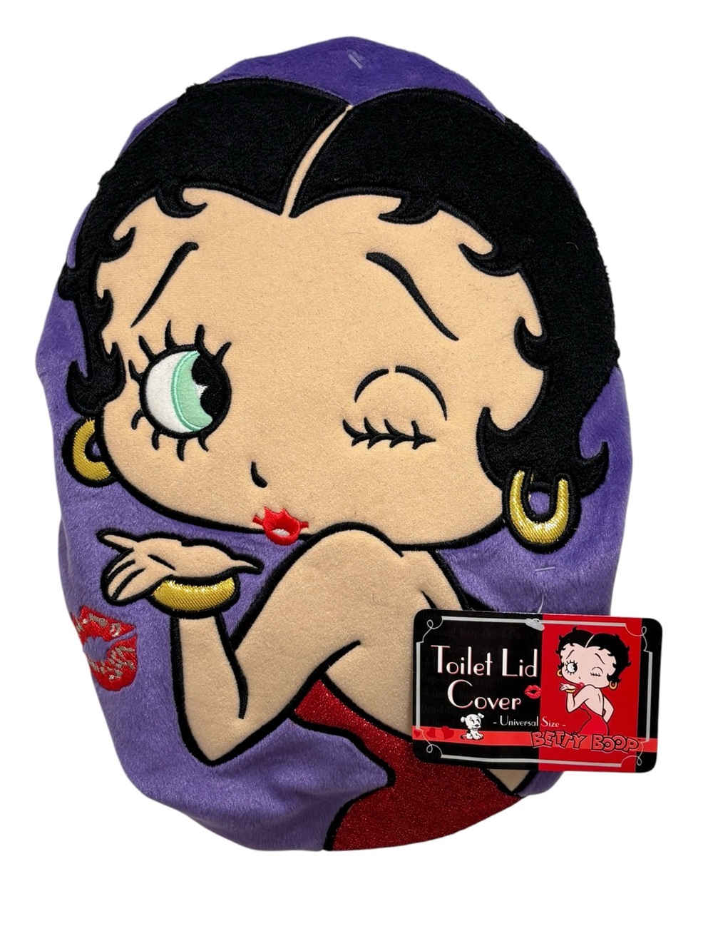 Betty Boop Black and Red Toilet Lid Cover Packaging